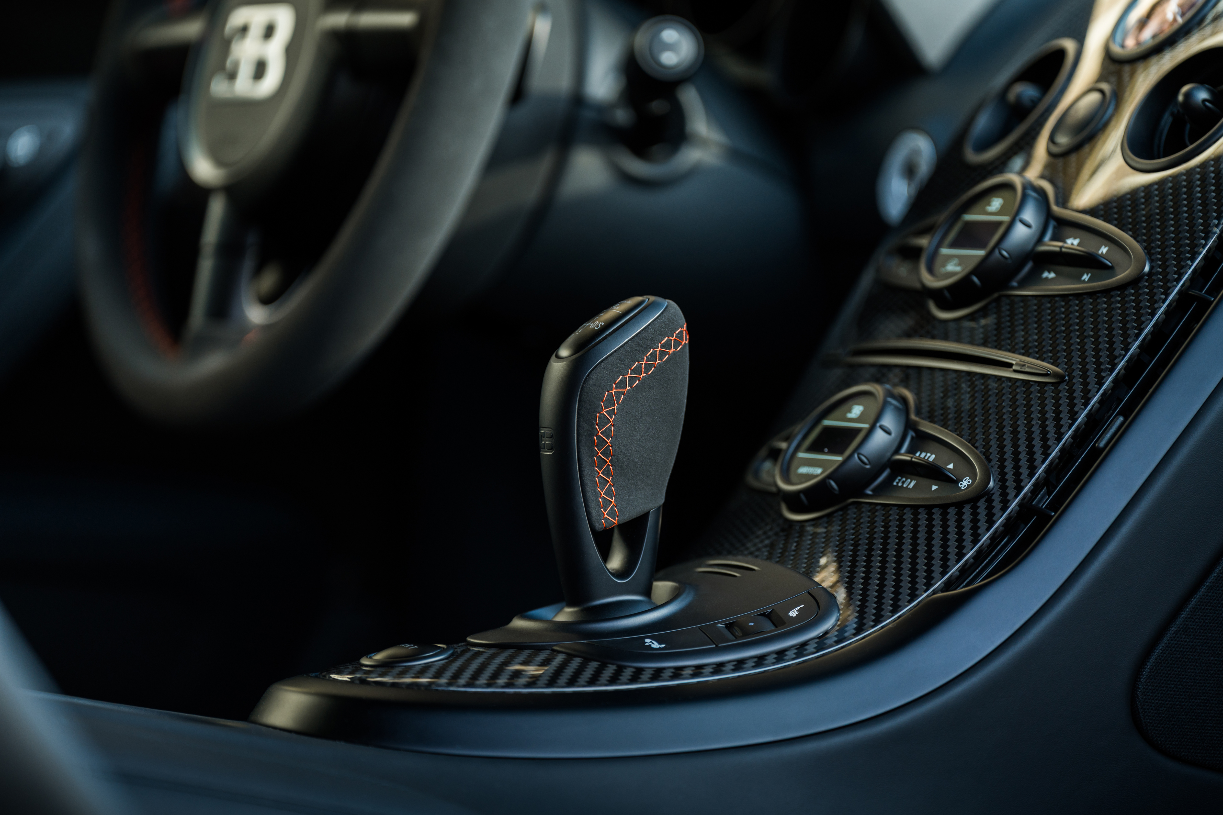 The steering wheel was fully serviced and detailed, ensuring the authentic driving experience of the Veyron Super Sport is delivered as it was designed from the beginning.